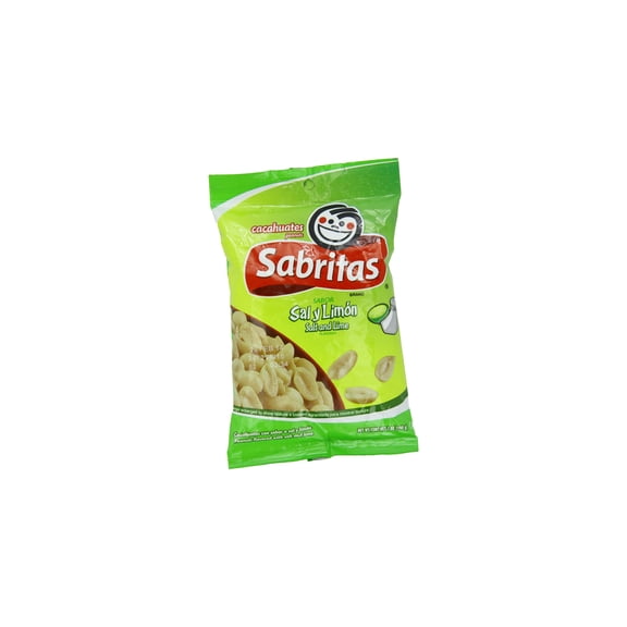 Sabritas Salt And Lime Peanuts 7 oz (Pack of 24)