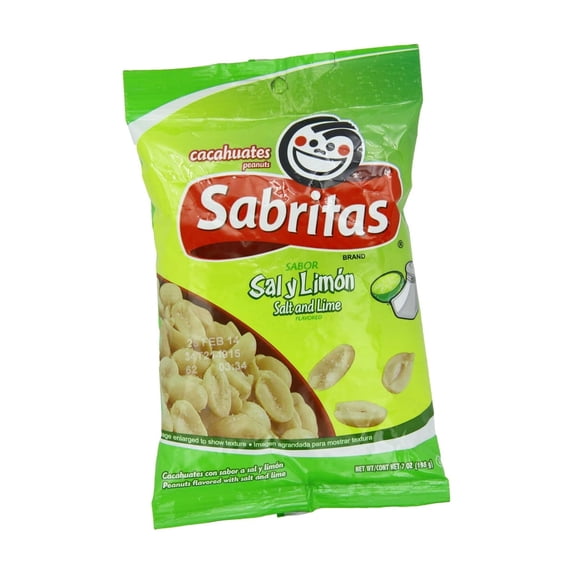 Sabritas Salt And Lime Peanuts 7 oz (Pack of 5)