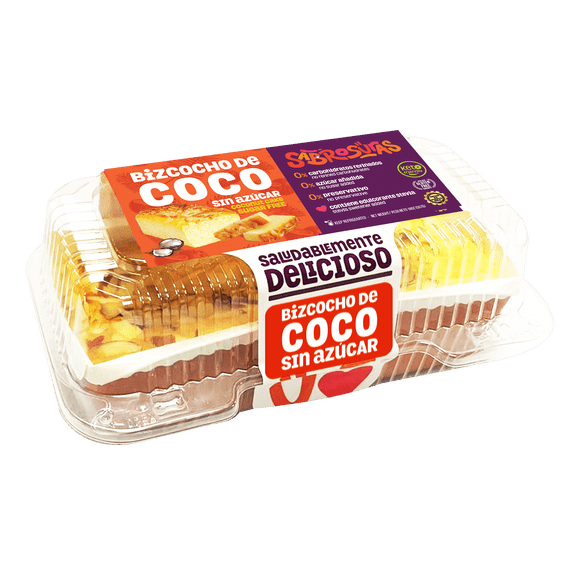 Sabrosura Gluten Free Keto Frendly, Coconut Cake, 18oz (507g) Refrigerated