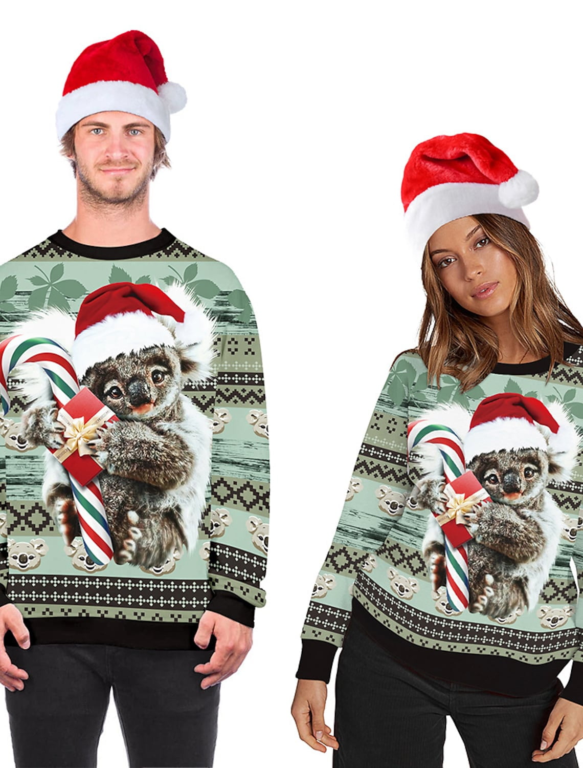 Koala christmas sweater clearance