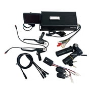 Sabvoton 72V 100A Controller Kit for 5000W Ebike Motor Kit with UKC1, Bluetooth, Alarm,1T4 waterproof wire,Brake lever