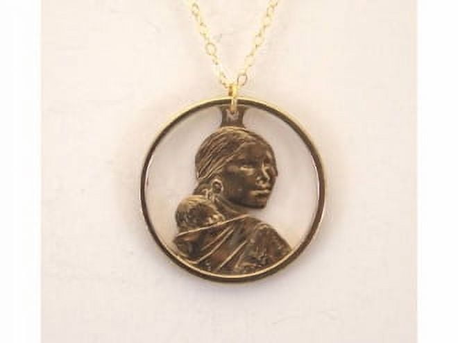 Morvi Gold Plated 24KT Brass, Dual Side Coin, Om with Sai baba, Dollar Coin,  Pendant Chain Necklace For Men and Women : Amazon.in: Fashion