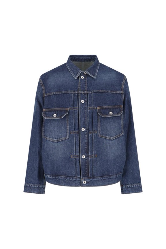Layered Design Casual Jacket With Structured Silhouette (Men's)