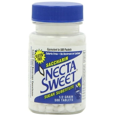 Saccharin Sugar Substitute 0.5 Grain 500 Ea