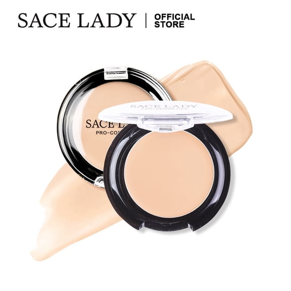 Sace Lacdy Full Coverage Cream Concealer Palette, Waterproof Matte Concealer Makeup for Dark Circles, Blemishes & Redness, Smooth Blendable Concealer Corrector (Warm Natural)