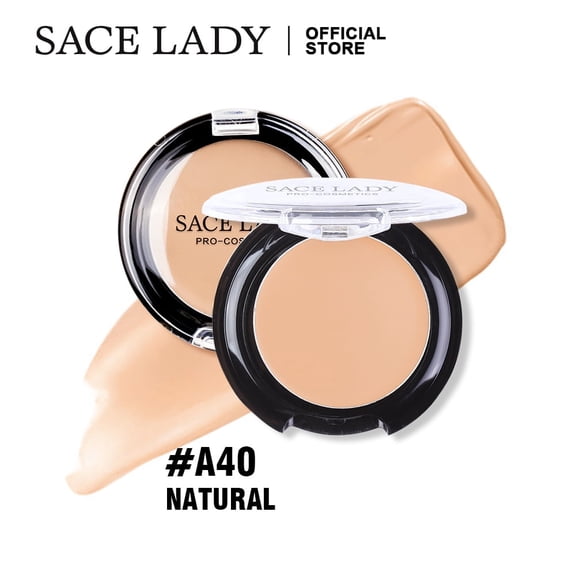 Sace Lacdy Full Coverage Cream Concealer Palette, Waterproof Matte Concealer Makeup for Dark Circles, Blemishes & Redness, Smooth Blendable Concealer Corrector(#40)