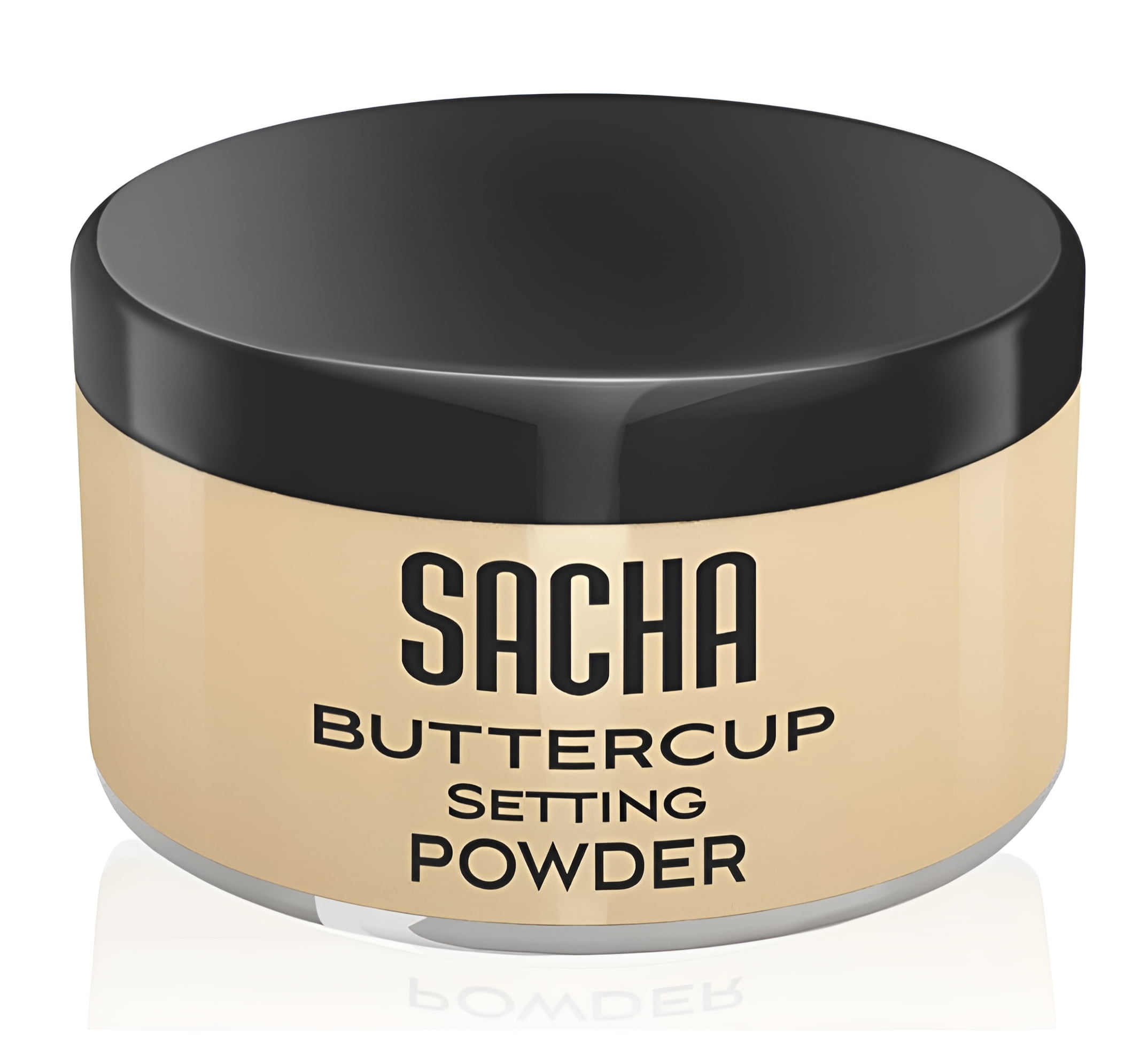 Sacha BUTTERCUP Setting Powder. No Ashy Flashback. Blurs Fine Lines and Pores