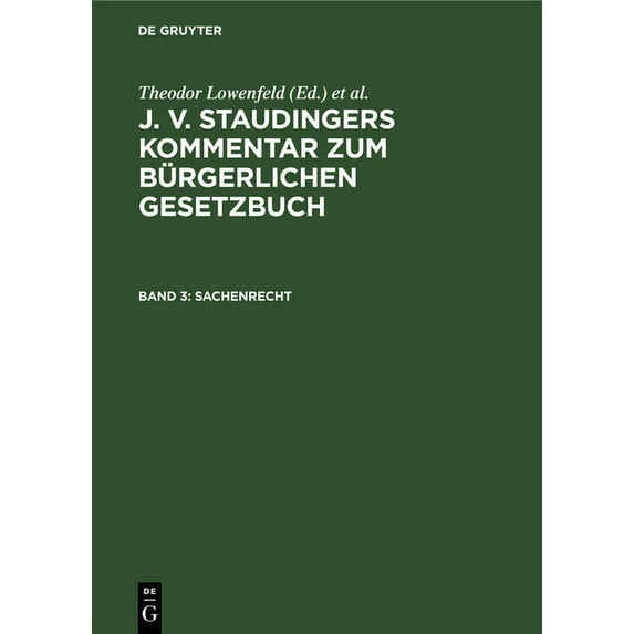 Sachenrecht, (Hardcover)