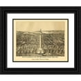 thumbnail image 1 of Sachese 14x12 Black Ornate Wood Framed with Double Matting Museum Art Print Titled - Baltimore Maryland - Sachese 1880, 1 of 4