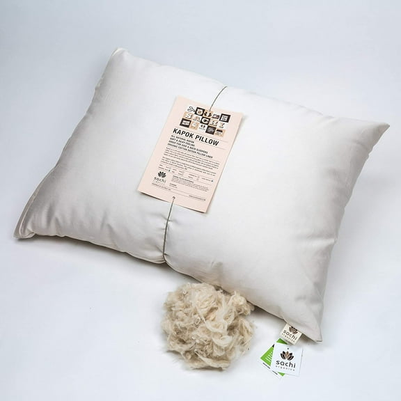 Sachi Organics Kapok Bed Pillow (King 20x36)