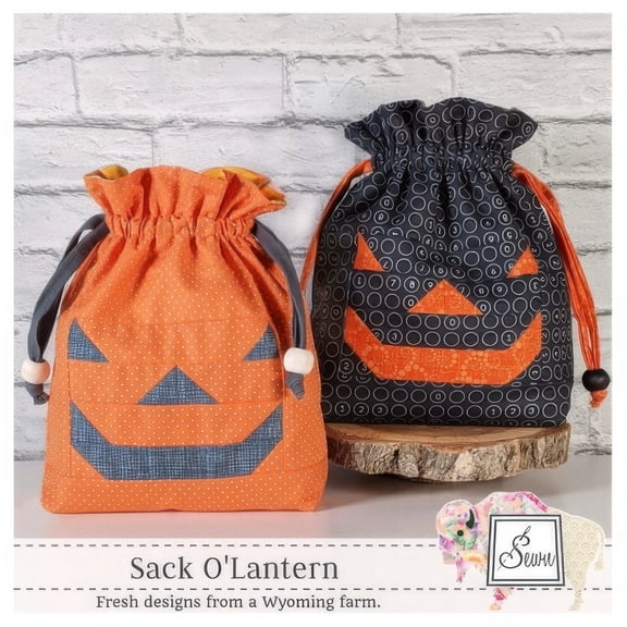 Sewn Wyoming I'm All Ears Pattern Drawstring Bag Pattern SITF175D