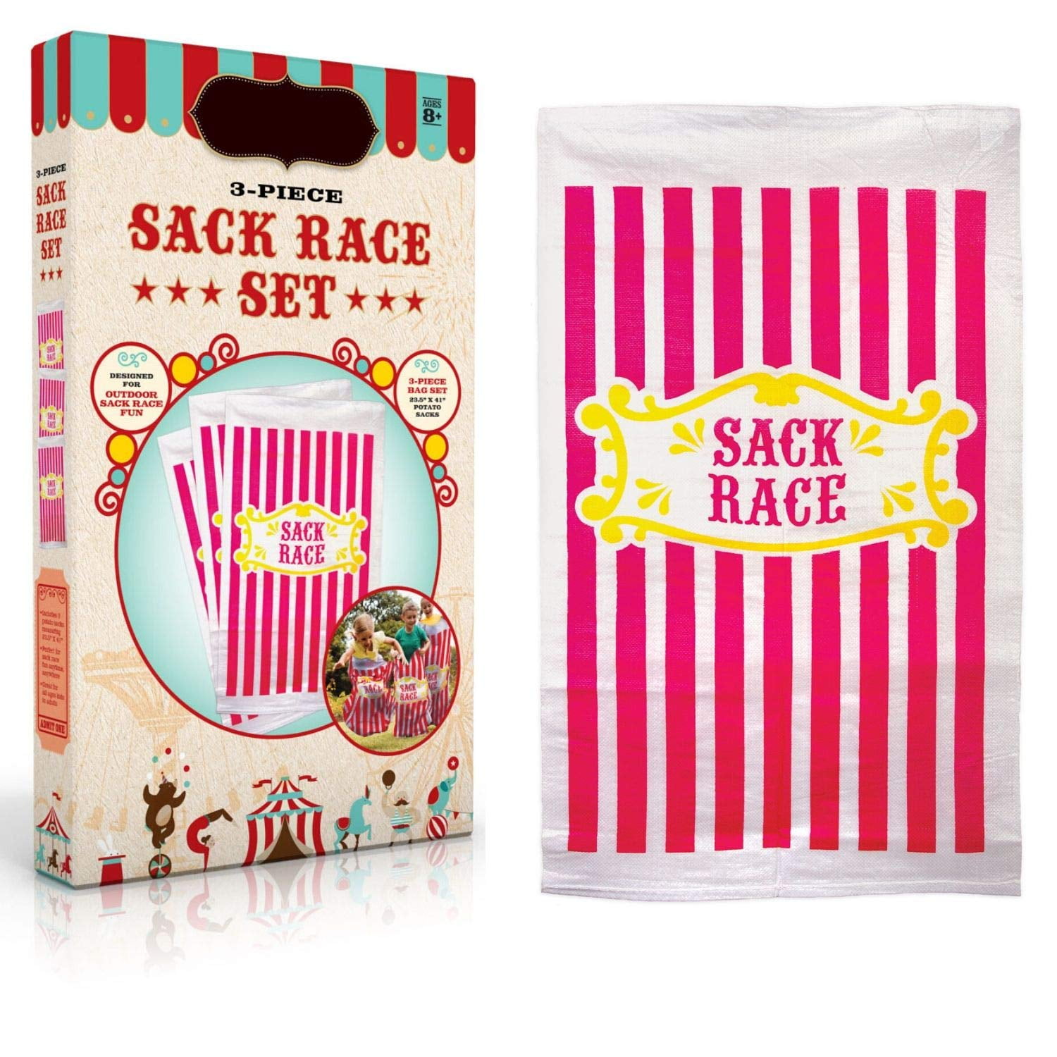 Sack Race Bags For Kids And Adults 3 Pcs Set Great For Outdoor Games