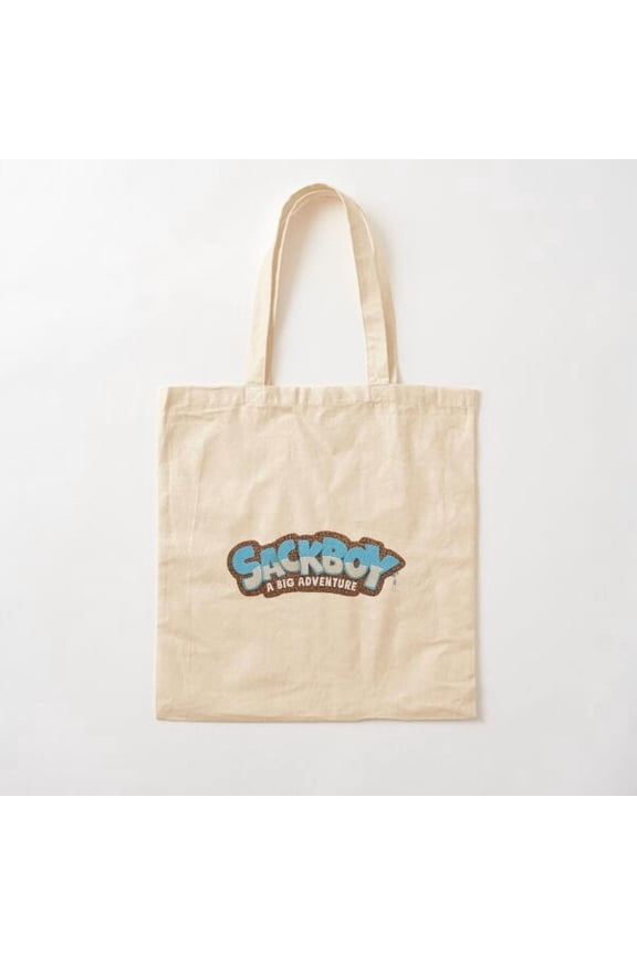Sackboy: A Big Adventure Logo Canvas Tote Bags, Reusable Shopping Bag