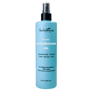 Sacksy Thyme Magnesium Oil Spray, Pharmaceutical Grade, Supports Natural Muscle Function and Restful Sleep, Pure & Natural Topical, Preservative Free, Extra Strength, Dead Sea Spray, 12 oz