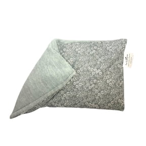 Sacksy Thyme Microwave Heating Pad for Cramps, Back, Neck, Shoulders, Leg Pain - Reusable Heat Pack, Hot Moist Microwavable Therapy Pack - Unscented Flaxseed Hot Compress Made in USA (Size: 12" x 7")