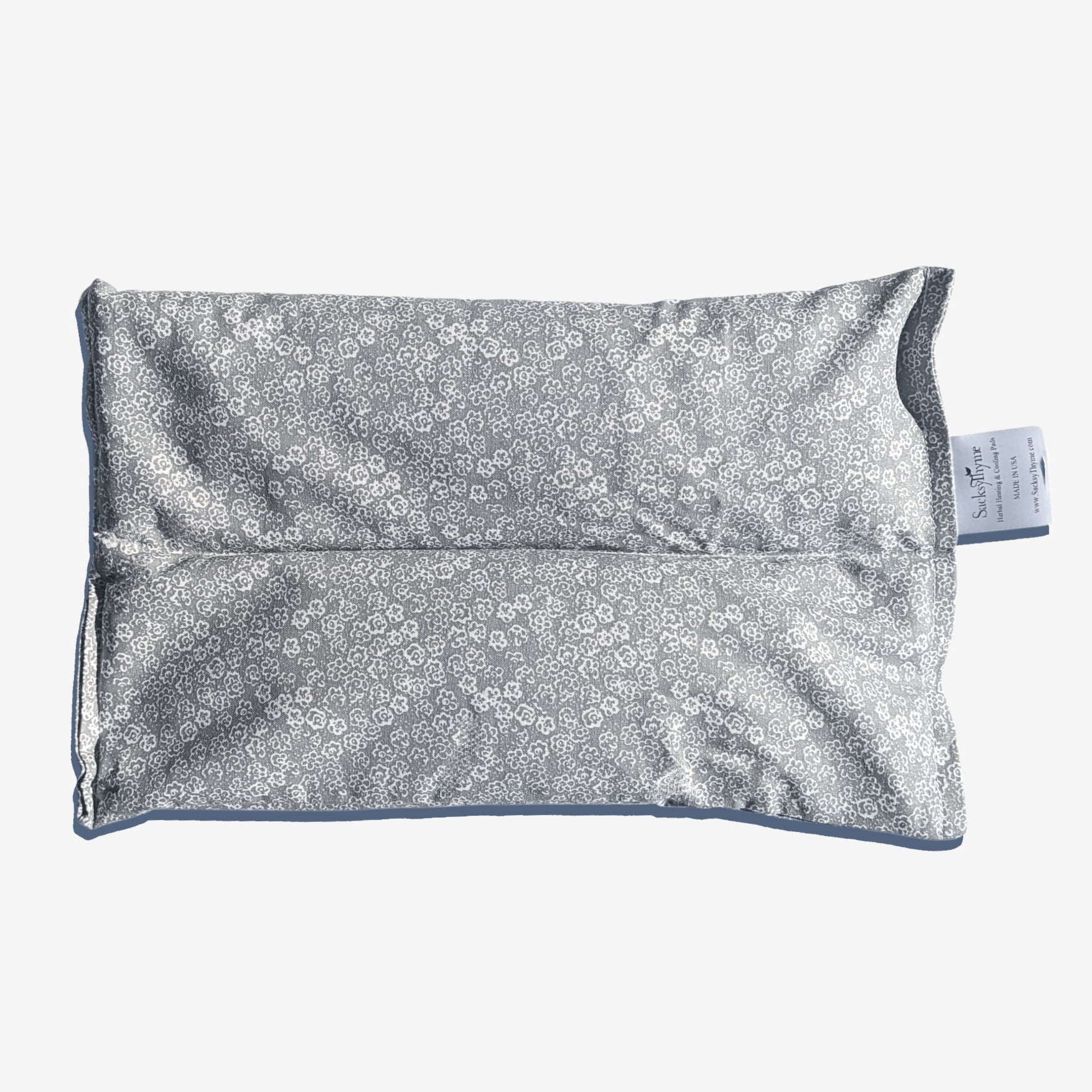 SacksyThyme Microwave Heating Pad for Pain Relief, Flaxseed & Cherry Pit Herbal Heating Pad, Hot Cold Therapy