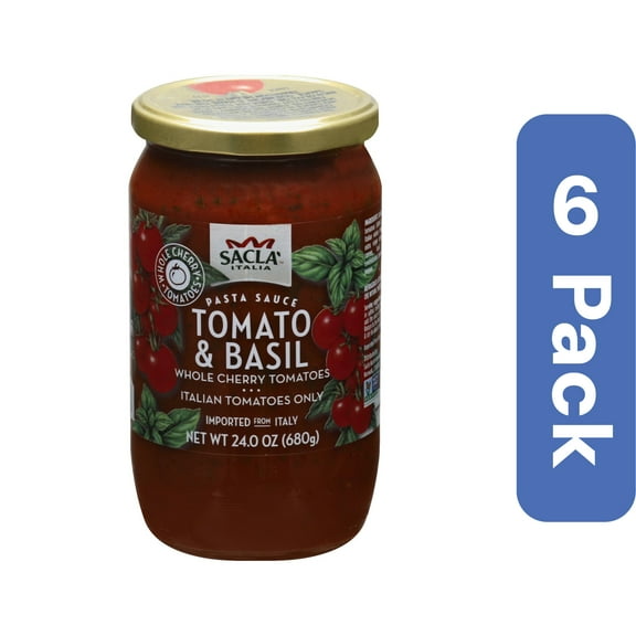Sacla Cherry Tomato & Basil 24 oz (Pack Of 6)