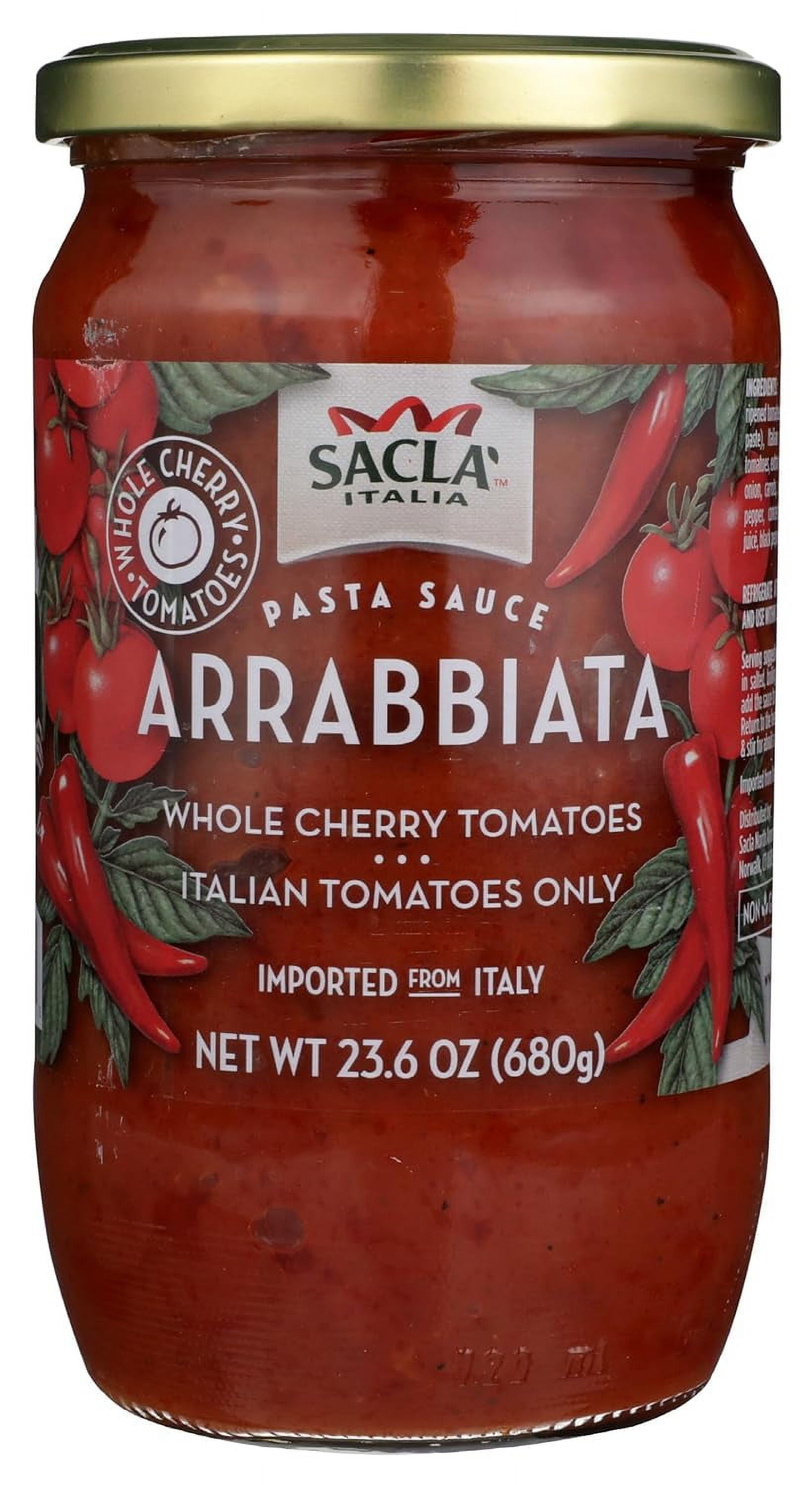Sacla Cherry Tomatoes Arrabbiata 24 oz (Pack of 6)