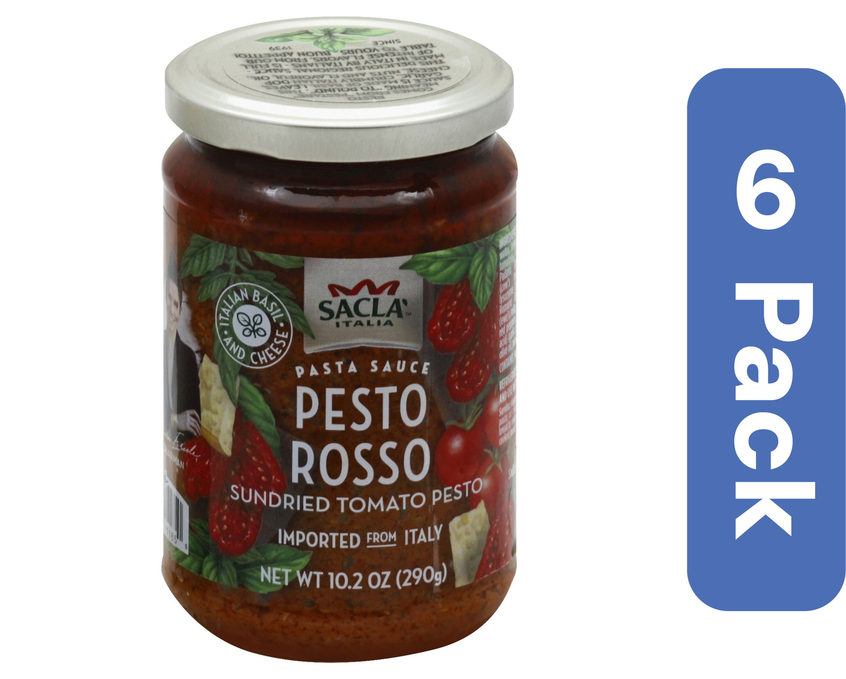 Sacla Red Pesto Sauce 10.23 oz (Pack Of 6)