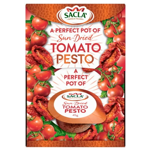 Sacla' SDT Pesto Pot 45g, British Import (Pack of 2)
