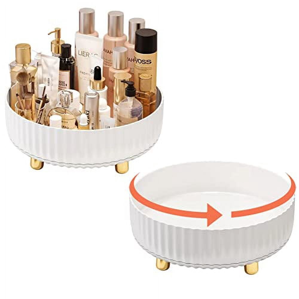 Saclsocs 2Pack Makeup Organizer for Dresser, Perfume Tray,Hair Product