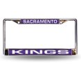 thumbnail image 1 of Sacramento Basketball Kings Chrome Metal License Plate Frame Holder, 1 of 7