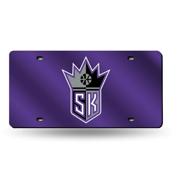 Sacramento Basketball Kings Logo Mirror Look LASER License Plate Tag