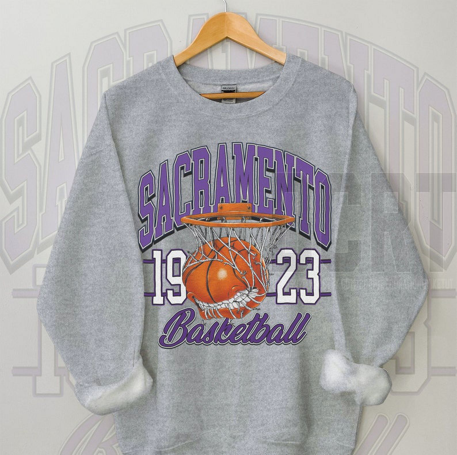 Sacramento Basketball Unisex NuBlend® Crewneck Sweatshirt