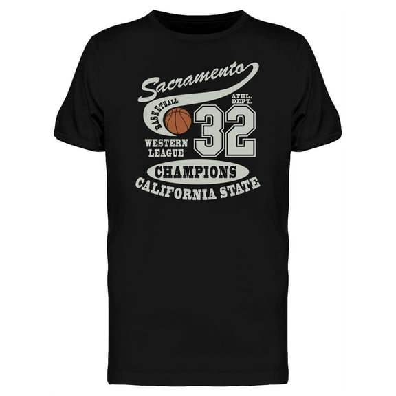 Sacramento Basketball Western T-Shirt Men -Image by Shutterstock, Male 3X-Large