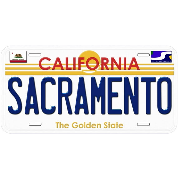Sacramento CA TAG04 Novelty Car Auto License Plate