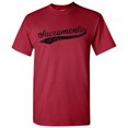 thumbnail image 1 of Sacramento City Baseball Script Basic Cotton T-Shirt - 2X-Large - Cardinal, 1 of 6