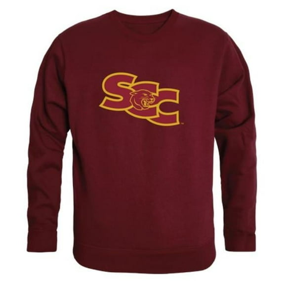 Sacramento City College Panthers College Crewneck Sweatshirt, Maroon - Small