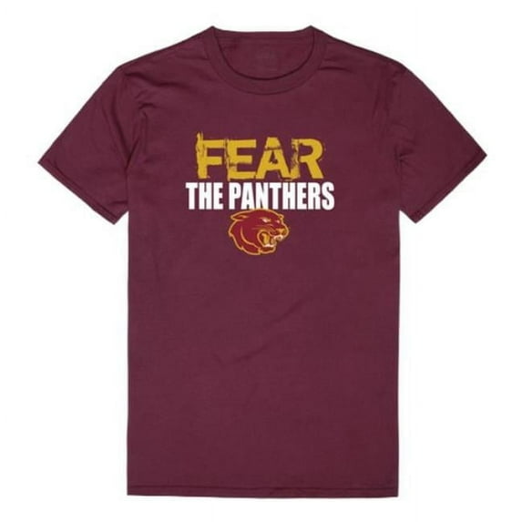 Sacramento City College Panthers Fear College T-Shirt, Maroon - Small