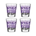 thumbnail image 1 of Logo Brands Sacramento Kings 4-Pack 2oz. Shot Glass Set, 1 of 1