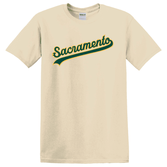 Sacramento Oakland Baseball Fan T-shirt