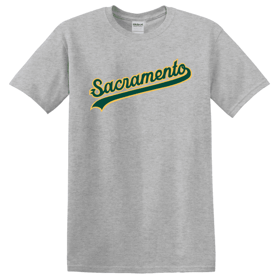 Sacramento Oakland Baseball Fan T-shirt