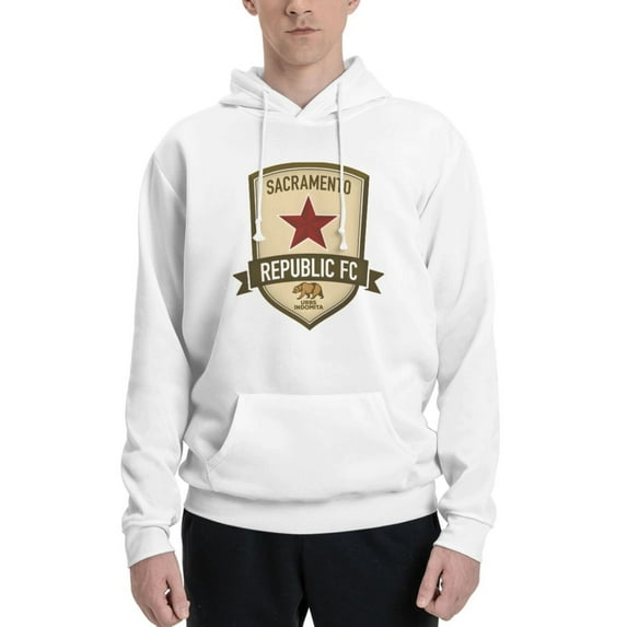 Sacramento Republic Fc Men Fleece Hoodie Casual Pullover Sweatshirt With Kangaroo Pocket