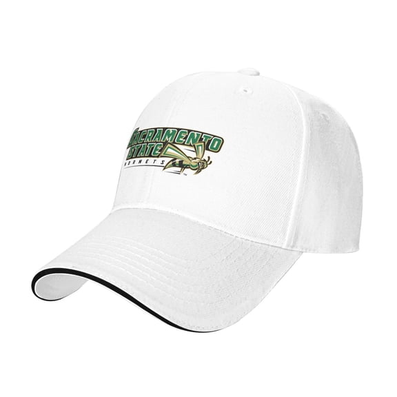 Sacramento State Hor-Nets Casual Sandwich Baseball Cap Adjustable For Men For Women