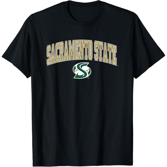 Sacramento State Hornets Arch Over T-Shirt BLACK Unisex S-5XL Hot Trending Shirt, Vintage Birthday Gift