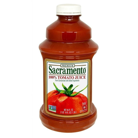 Sacramento Tomato Juice, 46 oz Plastic Bottle