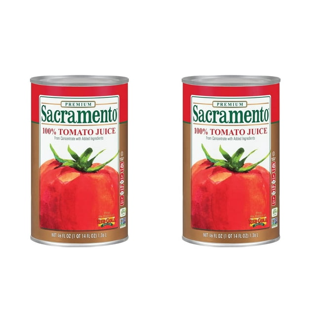 Sacramento Tomato Juice, No Added Sugar or High Fructose Corn Syrup, 46