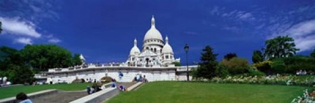 Sacre Coeur Cathedral Paris France Canvas Art - Panoramic Images (37 x 12)