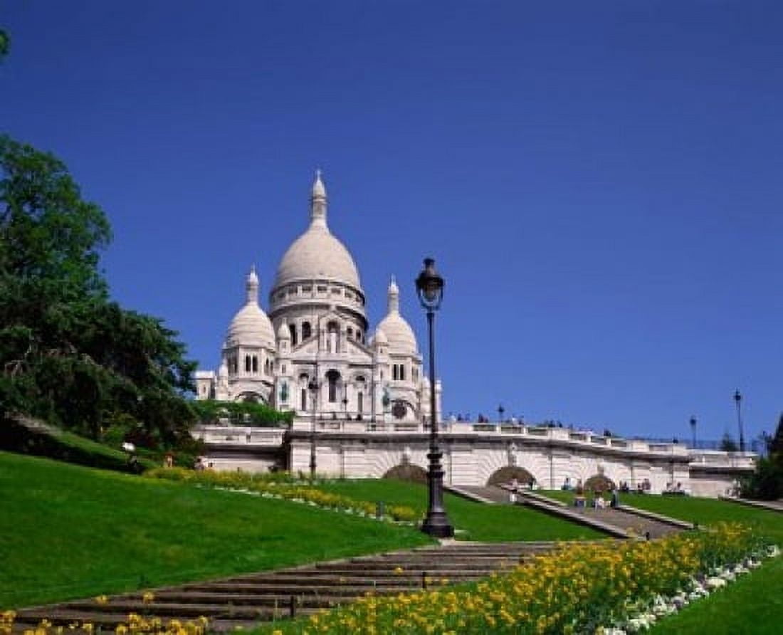 Sacre Coeur Montmartre Paris France Canvas Art - Paul Thompson DanitaDelimont (27 x 22)