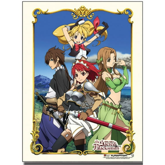 Sacred Blacksmith Group Wallscroll