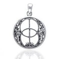 thumbnail image 1 of Sacred Chalice Well Symbol of Avalon in Glastonbury Sterling Silver Pendant, 1 of 3