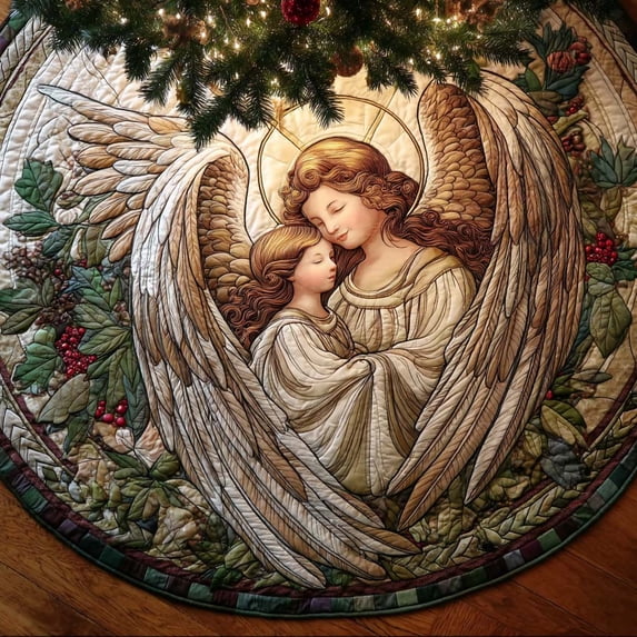 Sacred Embrace Quilted Tree Skirt - Walmart.com