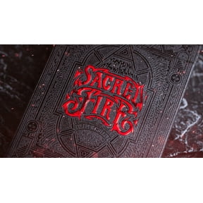 Sacred Fire Eternal Flame Playing Cards by Riffle Shuffle