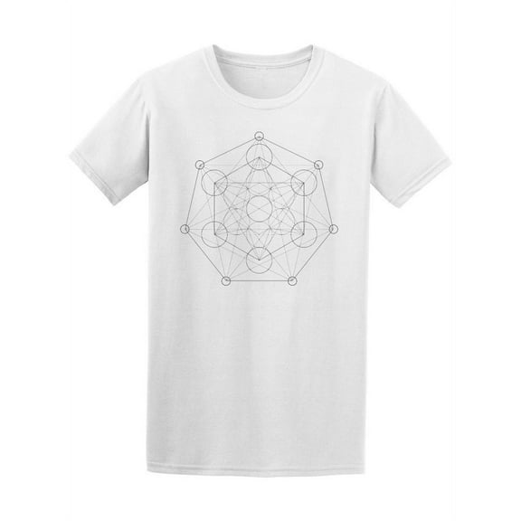 Sacred Geometry Art T-Shirt Men -Image by Shutterstock, Male Large