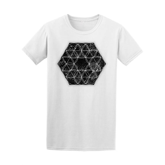 Sacred Geometry Cool Shape T-Shirt Men -Image by Shutterstock, Male 4X-Large