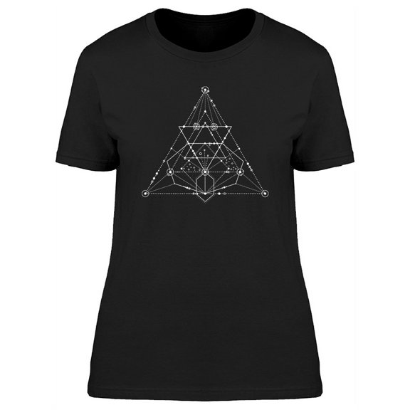 Sacred Geometry Figures Graphic Tee Women's -Image by Shutterstock